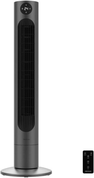 Cecotec Ventilador de Torre EnergySilence 800 Skyline Smart 36", 60W, Pantalla LED, Mando
