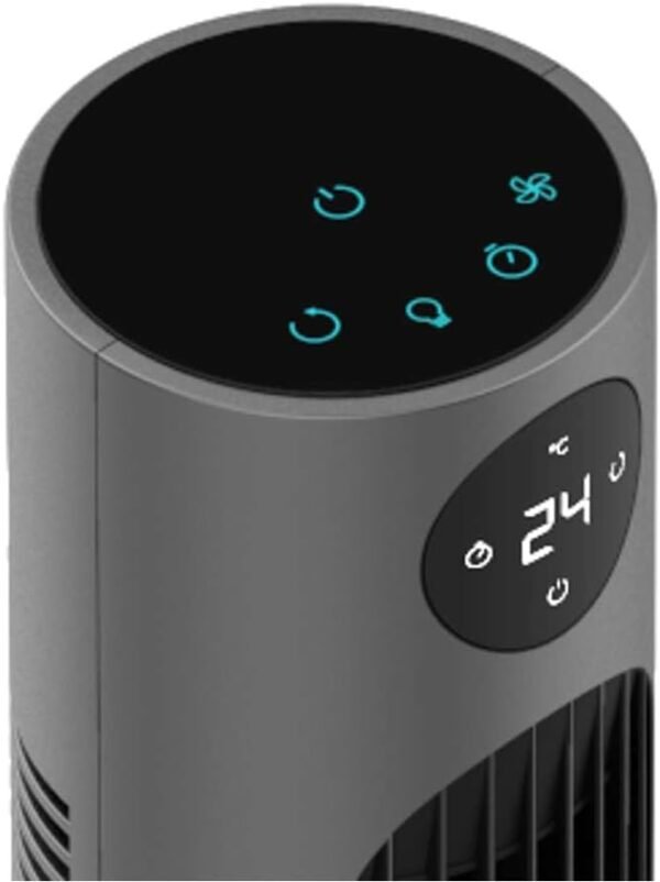 Cecotec Ventilador de Torre EnergySilence 800 Skyline Smart 36", 60W, Pantalla LED, Mando