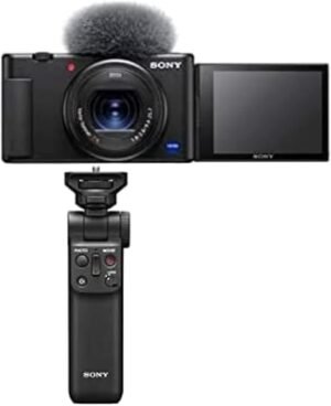 Sony ZV-1 – Cámara de Vlogging 4K + Grip GP-VPT2BT