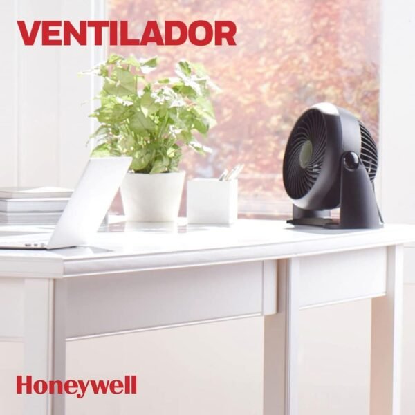 Honeywell TurboForce HT900E4 - Mini Ventilador de Sobremesa/Pared, 3 Velocidades