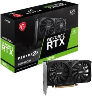 MSI GeForce RTX 3050 Ventus 2X 6G OC - Tarjeta Grafica