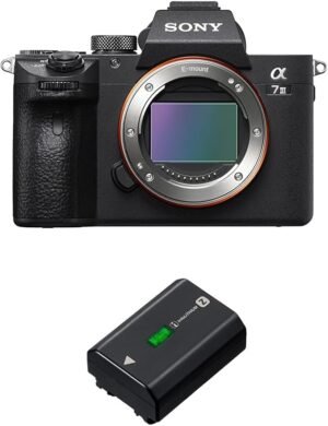 Sony Alpha 7 III + Batería Extra NP-FZ100 – Cámara 24.2MP