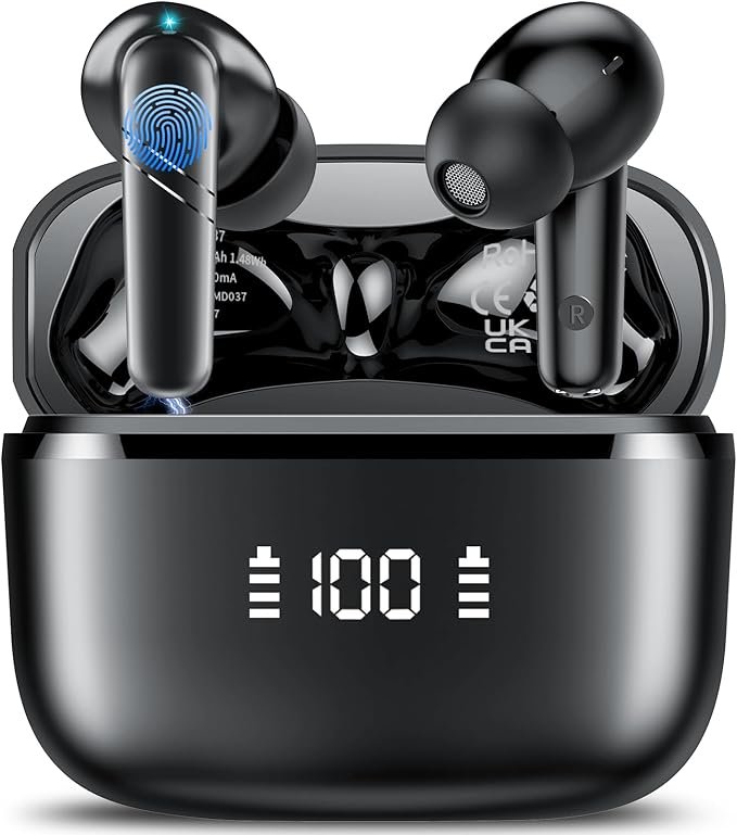 61-71r9FvTL._AC_SX679_ Amazon Basics Auriculares con Cable y Microfono Ajustable - Negro
