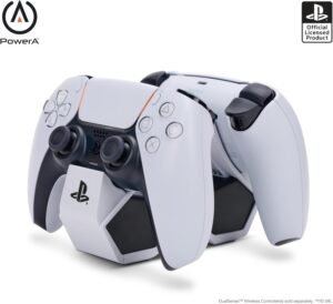 PowerA Base de Carga Doble para 2 Mandos DualSense PS5