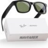 61EMsYRC0wL._AC_SL1500_ Ray-Ban RW4006 Wayfarer - Gafas de Sol Unisex Negro/Verde G-Classic