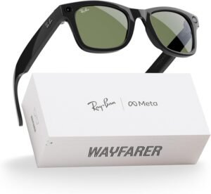 Ray-Ban RW4006 Wayfarer - Gafas de Sol Unisex Negro/Verde G-Classic