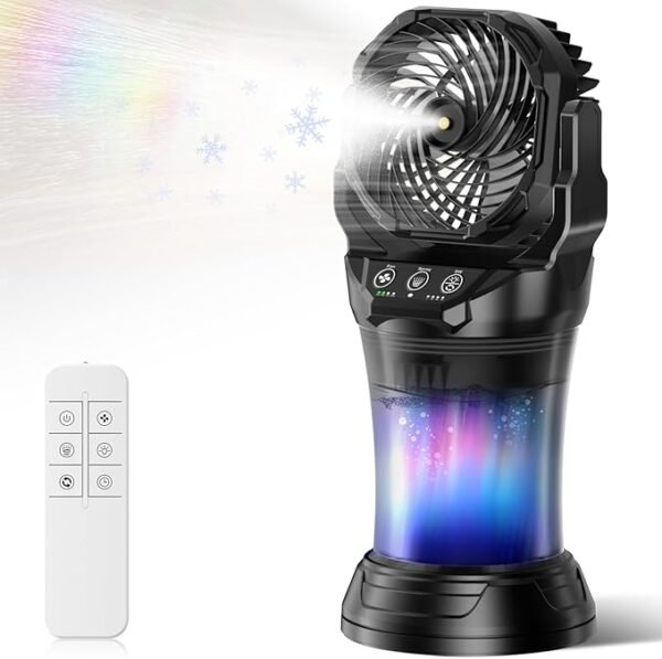 Ventilador Nebulizador de Exterior 30000mAh, Depósito 2L