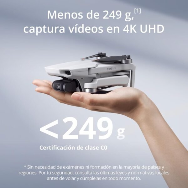 DJI Mini 4K Pack con 2 Baterias - Drone 4K UHD menos de 249g