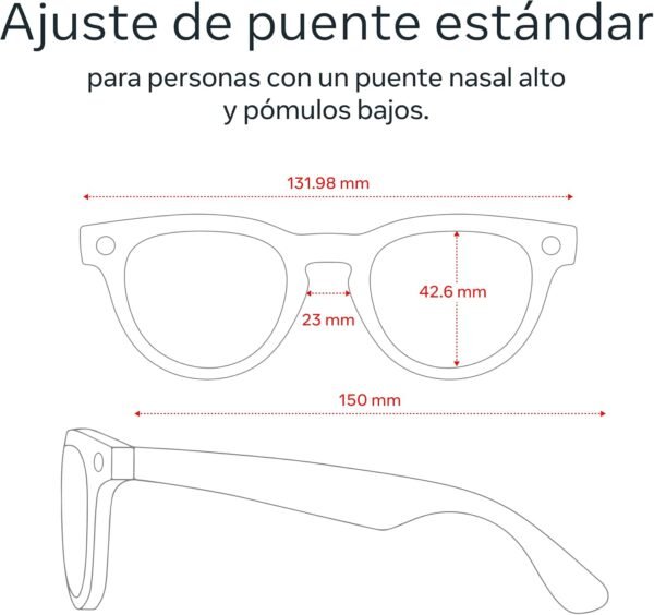 Ray-Ban Meta (Gen 2) Headliner - Gafas IA Puente Bajo, Lentes Transitions