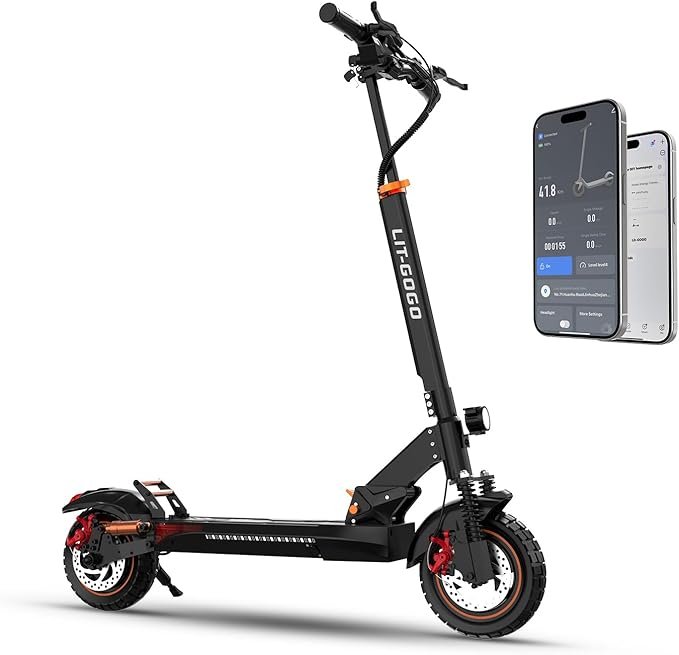 61Rha2IT9mL._AC_SX679_ Ausom Gosoul 2 – Patinete Eléctrico, 70 km de Autonomía