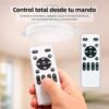 Ventilador de Techo con Luz LED y Mando a Distancia, 3 Aspas Retractiles