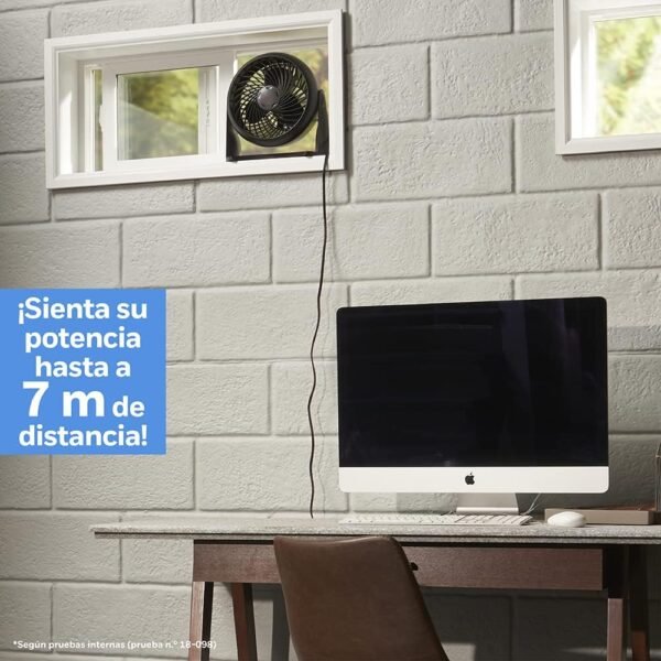 Honeywell TurboForce HT900E4 - Mini Ventilador de Sobremesa/Pared, 3 Velocidades