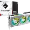 61hGV7NblfL._AC_SL1200_ ASRock Radeon RX 9060 XT Steel Legend OC 16GB - Tarjeta Grafica