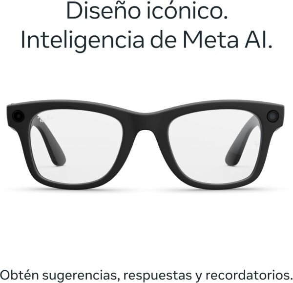 Ray-Ban Meta (Gen 2) Wayfarer Grande - Gafas IA Negro Mate