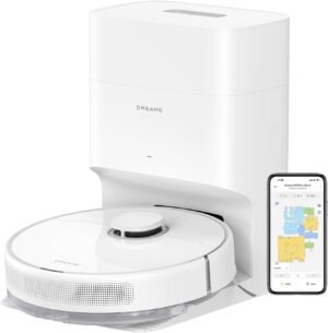 Dreame D10 Plus Gen 2 Robot Aspirador y Fregasuelos con Autovaciado 6000Pa