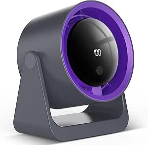 Neqraxis – Mini Ventilador de Mesa USB 2000mAh, 360°