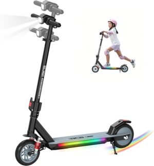 61z0Lq7JMWL._AC_SX679_ R12 MAX – Patinete Eléctrico Infantil 150W, 18 km/h