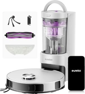 7103DwAKpvL._AC_SL1500_ Eureka E20 EVO Plus Robot Aspirador y Fregasuelos 10000Pa con Autovaciado
