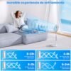 711O8wPXRYL._AC_SL1500_.jpg Ventilador Portatil Plegable con Bateria 8000mAh USB-C y Mando a Distancia