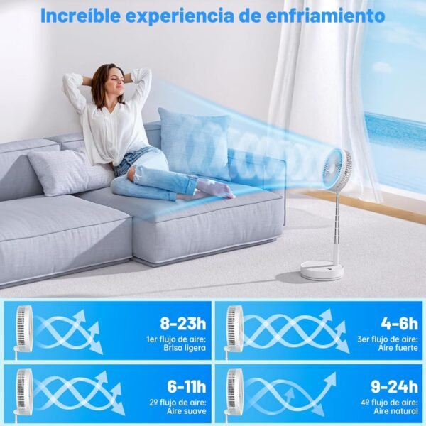 711O8wPXRYL._AC_SL1500_.jpg Ventilador Portatil Plegable con Bateria 8000mAh USB-C y Mando a Distancia
