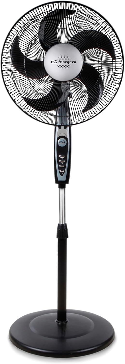 Orbegozo SF 0149 Ventilador de Pie 60W, Altura Regulable hasta 128cm