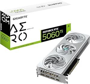 GIGABYTE GeForce RTX 5060 Ti Aero OC 8G – Tarjeta Gráfica GDDR7