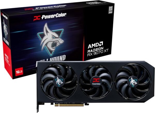 PowerColor Hellhound RX 9070 XT OC 16GB - Tarjeta Grafica