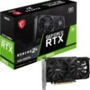 MSI GeForce RTX 3050 Ventus 2X E 6G OC - Tarjeta Grafica GDDR6