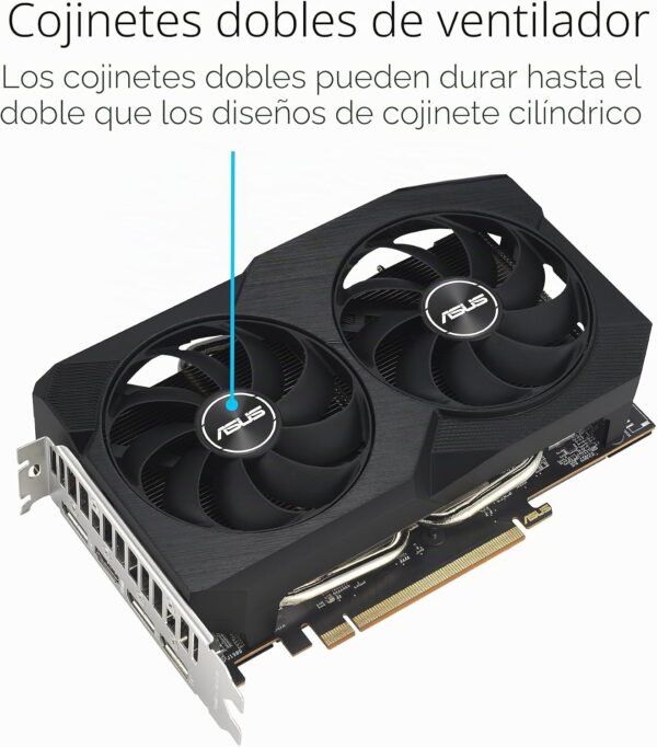 719NvmO4GTL._AC_SL1500_ ASUS Dual Radeon RX 7600 V2 OC Edition 8GB - Tarjeta Grafica