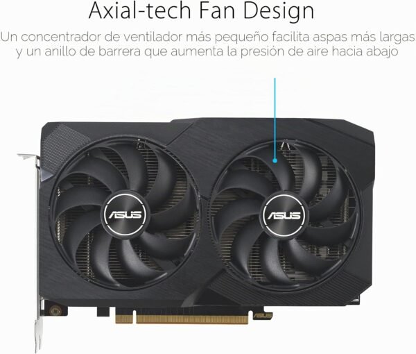 71D-gOpq6pL._AC_SL1500_ ASUS Dual Radeon RX 7600 V2 OC Edition 8GB - Tarjeta Grafica