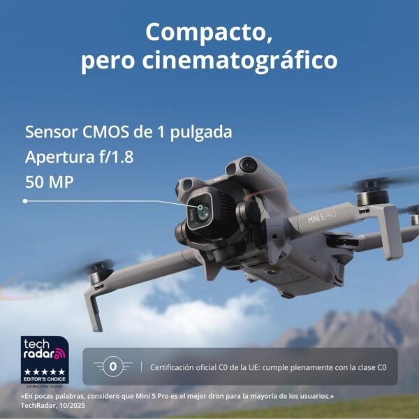 DJI Mini 5 Pro Fly More Pack + 1 Ano DJI Care - Dron 4K