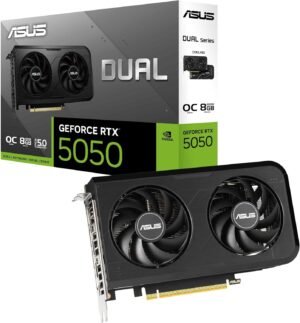 ASUS Dual GeForce RTX 5050 8GB OC Edition - Tarjeta Grafica Compacta
