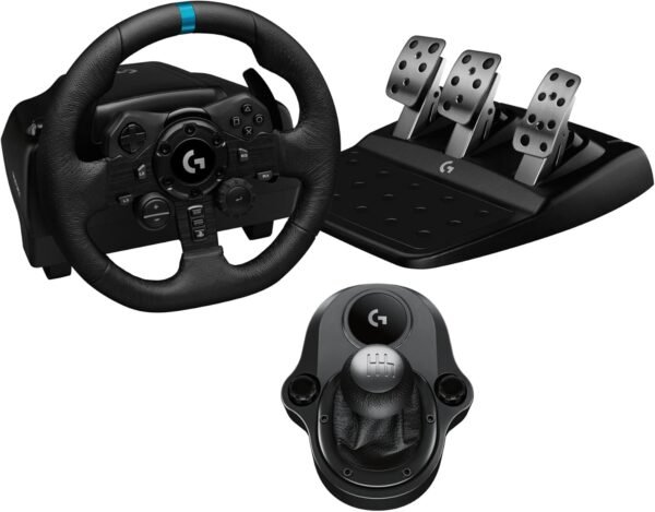 Logitech G G923 Volante de Carreras y Pedales con TRUEFORCE - PS5/PS4/PC