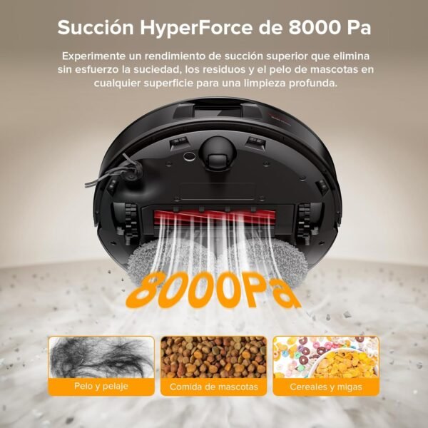 71RU83yroGL._AC_SL1500_ roborock QV 35A - Robot Aspirador 8000Pa con Estacion Todo en Uno