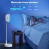 71SBlP2r9wL._AC_SL1500_.jpg Ventilador Portatil Plegable con Bateria 8000mAh USB-C y Mando a Distancia