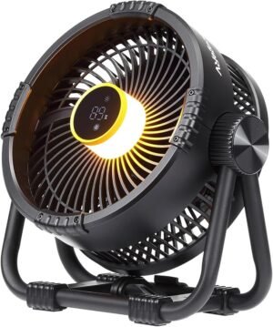 BougeRV – Ventilador Portátil Recargable 20000mAh con LCD