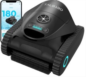TALOSBO C1 Robot Limpiafondos de Piscina y Paredes, 3 Motores, Control por App