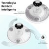 Ventilador de Techo con Luz LED y Mando a Distancia, 3 Aspas Retractiles