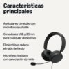 71X59tCbvPL._AC_SL1500_ Amazon Basics Auriculares con Cable y Microfono Ajustable - Negro