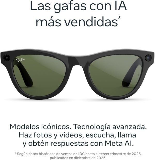 Ray-Ban Meta (Gen 2) Skyler - Gafas Inteligentes con Camara y Audio IA