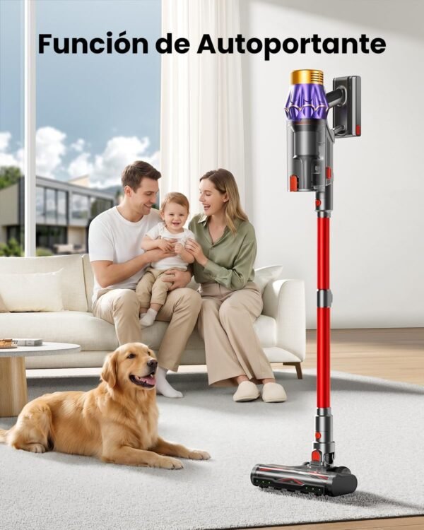 71aLV8mDW2L._AC_SL1500_.jpg AIBIRTH Aspiradora sin Cable 55kPa 650W, Autonoma con Base de Carga