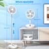 71aUwxmG60L._AC_SL1500_.jpg Ventilador Portatil Plegable con Bateria 8000mAh USB-C y Mando a Distancia