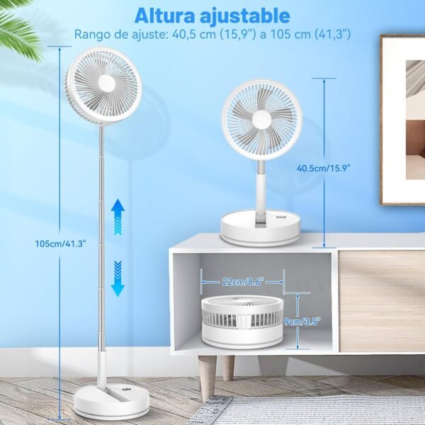 71aUwxmG60L._AC_SL1500_.jpg Ventilador Portatil Plegable con Bateria 8000mAh USB-C y Mando a Distancia