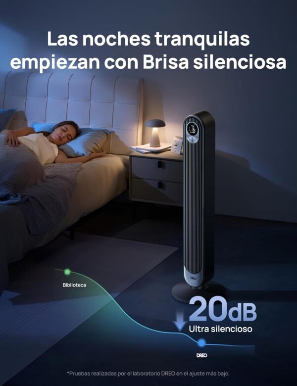 71gP9OQgSeL._AC_SL1500_.jpg Dreo Cruiser Pro T1 - Ventilador de Torre sin Aspas 106cm, 9 Velocidades, 28dB