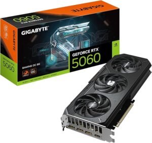GIGABYTE GeForce RTX 5060 Gaming OC 8G – Tarjeta Gráfica GDDR7
