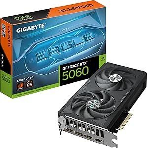 GIGABYTE GeForce RTX 5060 Eagle OC 8G – Tarjeta Gráfica GDDR7