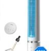Midea Ventilador de Torre 4 Velocidades, Silencioso 28dB, Aromaterapia
