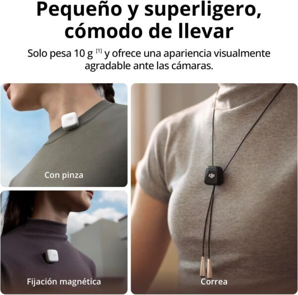 71mn1NJfkqL._AC_SL1500_ DJI Mic Mini (2 Transmisores + 1 Receptor) - Microfono Inalambrico Ultraligero