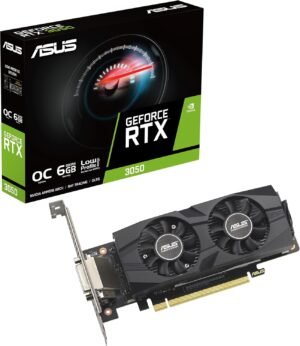 ASUS GeForce RTX 3050 LP BRK OC 6GB - Tarjeta Grafica Low Profile
