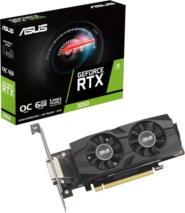 ASUS GeForce RTX 3050 LP BRK OC 6GB - Tarjeta Grafica Low Profile